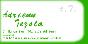 adrienn tezsla business card